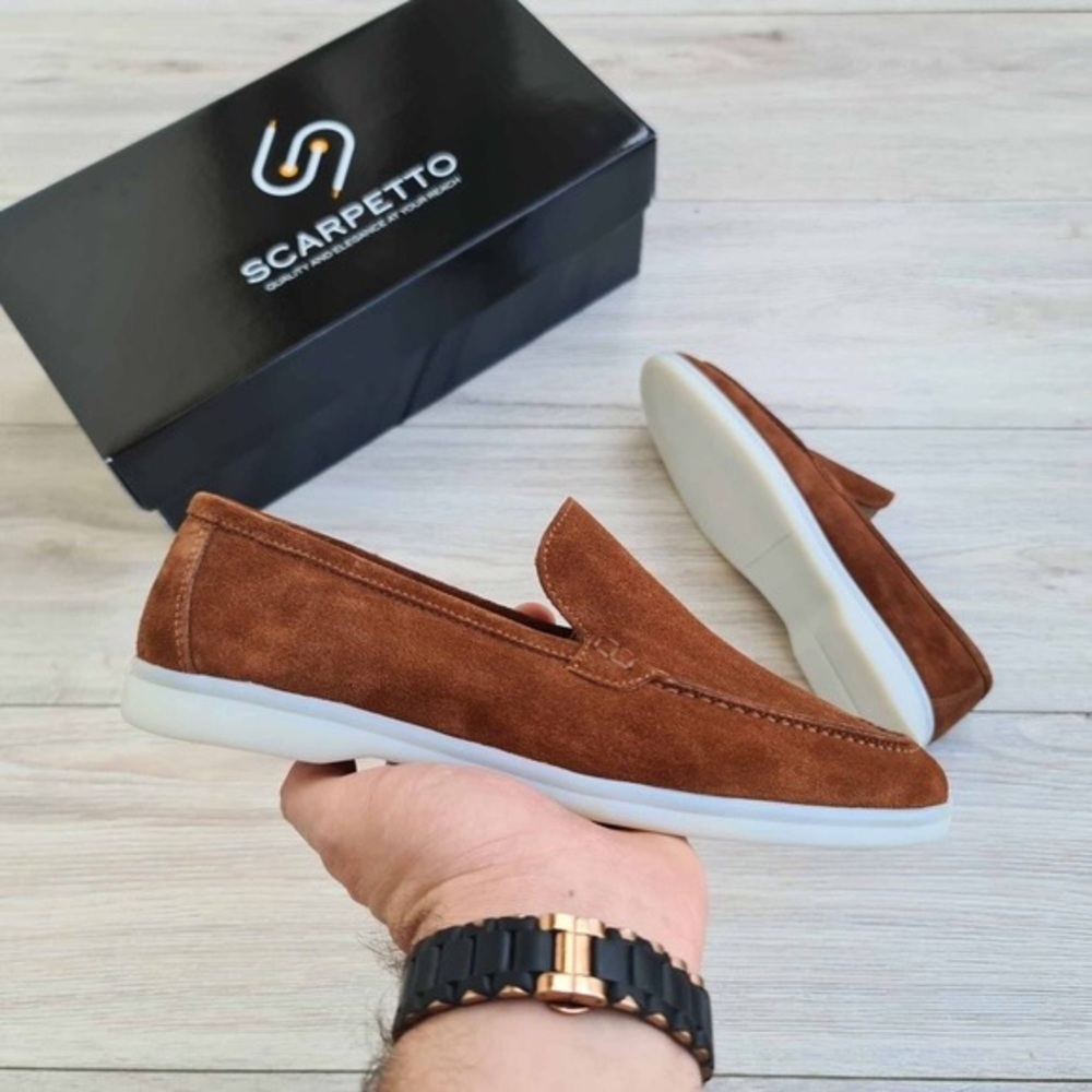Handmade Slip-On Mens Yacht Loafer